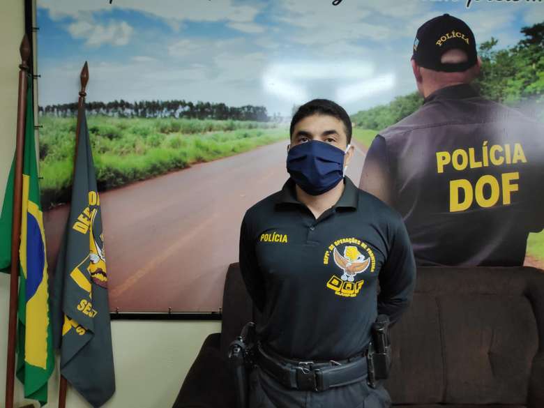O diretor do Departamento de Opera&ccedil;&otilde;es de Fronteiras, tenente-coronel PM Wagner - Foto: Arquivo/Osvaldo Duarte
